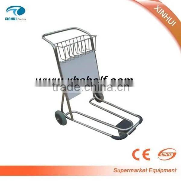 Aluminum Luggage Trolley Airport Hand Luggage Trolley Luggage Carrier Trolleys
