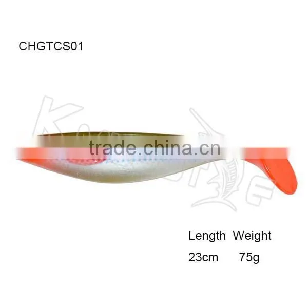 CHGTCS01 Soft Fishing Lure 23cm 75g Big Shad Swim Bait for Bass