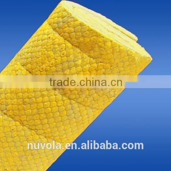 Industrial Rock Wool Blanket With Wire-meshed