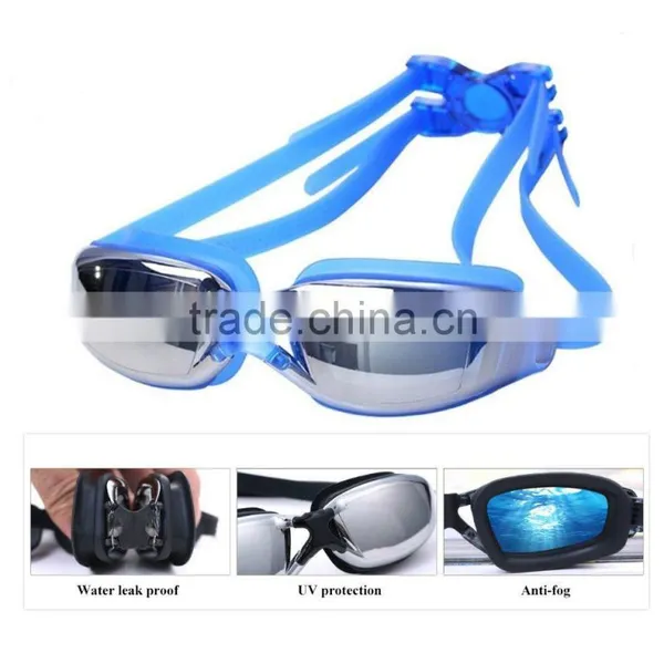 2016 Hot Selling Silicone Free Swimming Goggle photo-3