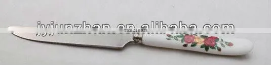 Attractive Stainless Steel Flatware Spoon of Ceramic Handle photo-5