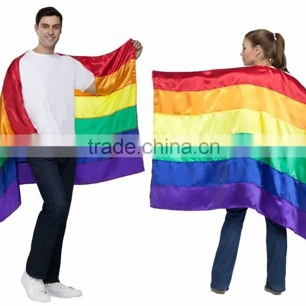 Custom Size Polyester Printed Type Rainbow Flag photo-4