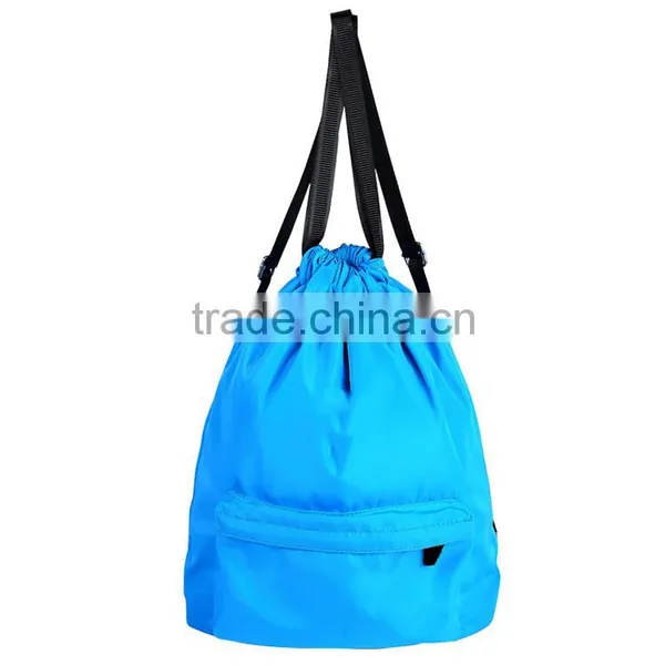 Fashion Strong Drawtring Backpack Outdoor Sports Hiking Bag photo-5