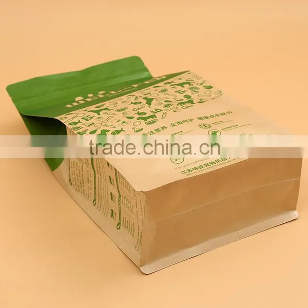 Re-sealable Craft Paper With Side Gusset Red Dates Plastic Bag photo-4