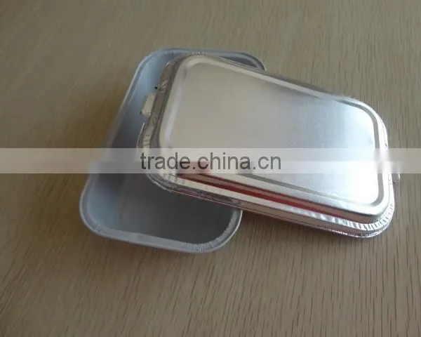 Aluminum Foil Container High Grade Material Airline Food Containers Diaposable photo-2