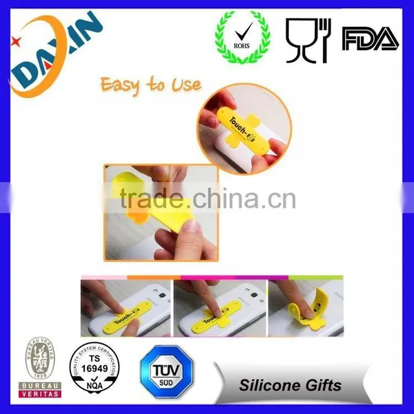 China Assurance Supplier Promotional Colorful Sticky Silicone Phone Stand photo-3
