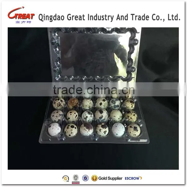 Clear Transprate Bilster Clamshell Plastic Quail Eggs Container 30 Slots photo-2