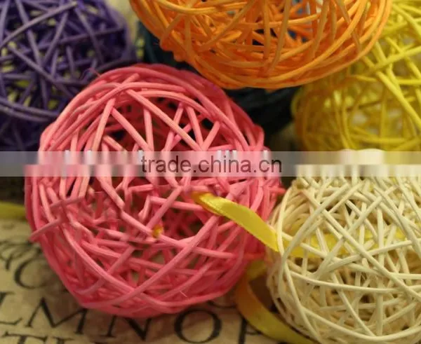 Manufacture Hot Sale Wicker Decoration Wicker Ball photo-3
