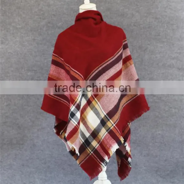 Oversize Beige Pashmina Shawl,,Large Plaid Scarf Shawl,plaid Pashmina Scarf photo-5
