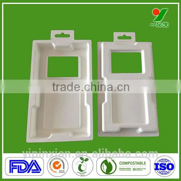Recycled Business Industrial Environmental Paper Pulp Pallets Packaging for Cell Phone photo-2