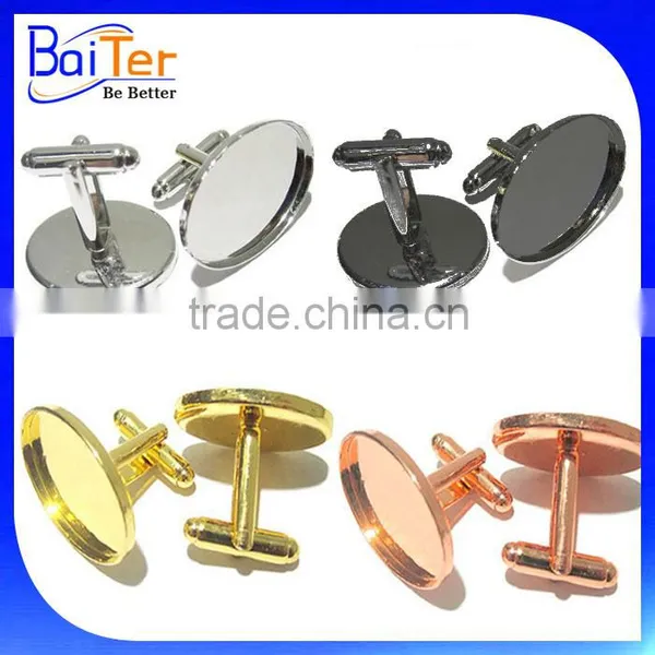Stainless Steel Men's Cufflink Base/Cufflink Parts/Cufflink Back For Men Quality Choice photo-2