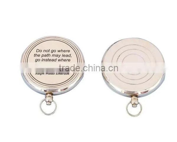 Brass Nautical Solid Compass - Brass Pendant Compass 13402 photo-2