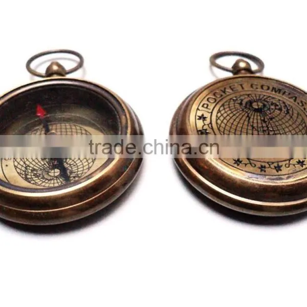 Nautical Brass Maritime Gift Compass - Pocket Compass 13503 photo-3