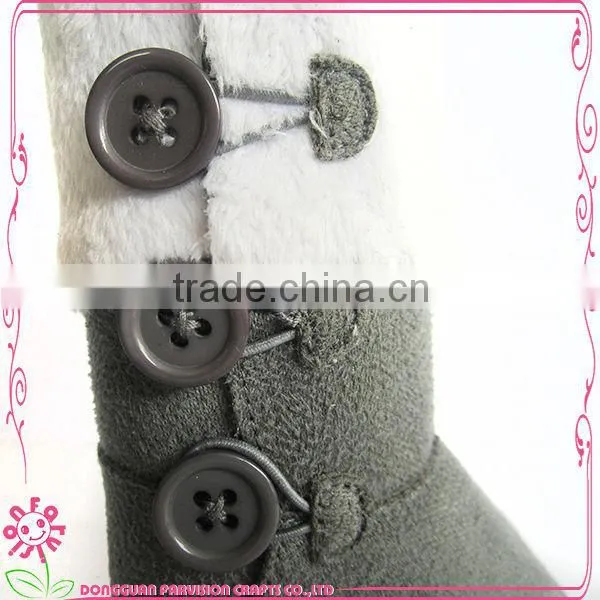 Warmly Doll Boot With Button Decorations photo-5