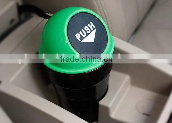 BT05A PP Material Promostional Smart Car Mini Plastic Push Bin With Swing Lid photo-4