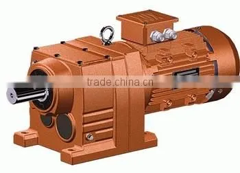 Cast Iron Inline Spur Helical Gear Drive Gearmotor R Series for Rolling Mill