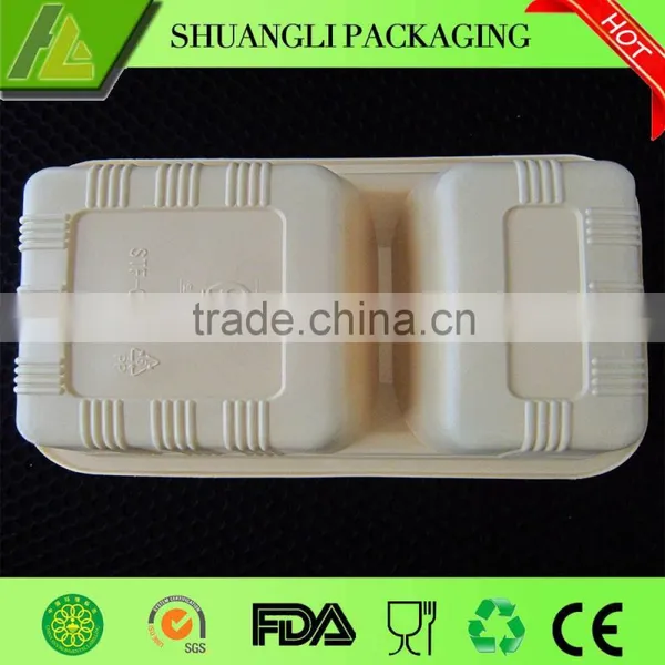 High Quality Biodegradable Black Plastic Container for Takeaway Food 500ml photo-3