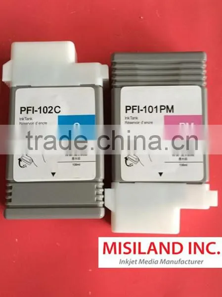 Compatible Canon Image PROGRAF PFI-102 Ink Cartridges For Canon IPF500 Ipf510 Plotter Printer