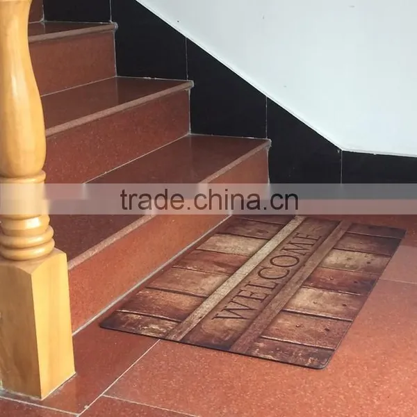Non-woven Printing Waterproof Rubber Mat photo-2