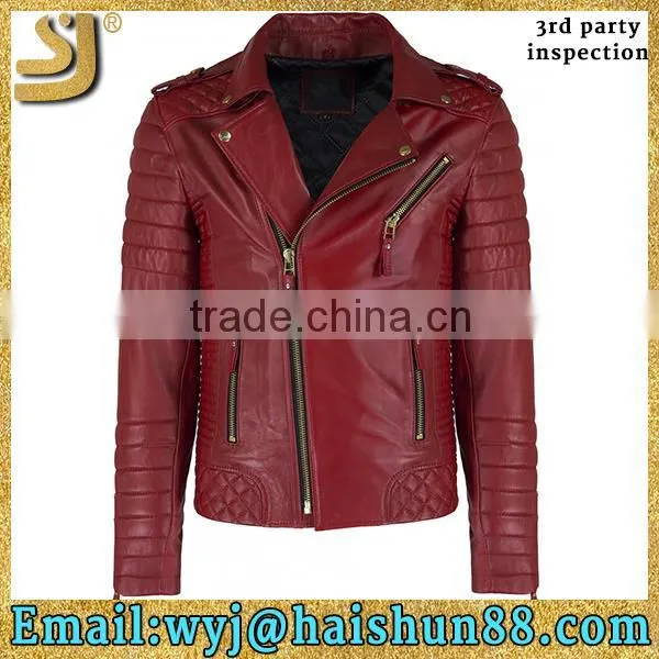 Hot Selling Womens Leather Jackets, Jacket Factory Guangzhou Leather Jacket, Women Casual Leather Jacket photo-5