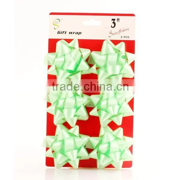 Wholesale New Plastic Gift Wrapping Star Ribbon Bows photo-2