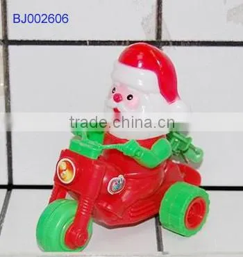 Funny Musical Christmas Gift for Smart Kids B/O Santa Claus Bicycle photo-2