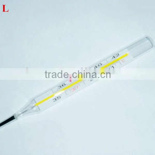 High Quality Good Price Medical Glass Mercury Armpit Clinical Thermometer DT-11L photo-2