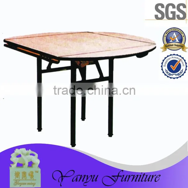 Folding Adjustable Fireproof Restaurant Dinning Table