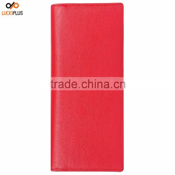 Luckiplus RFID Blocking Safe Wallet for Women Red Color Card Wallet photo-3
