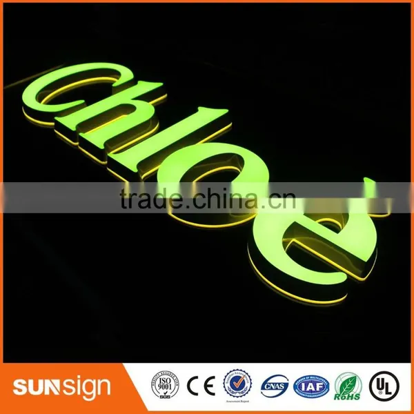Hot Sale Advertising All Acrylic Illuminated Letter photo-2