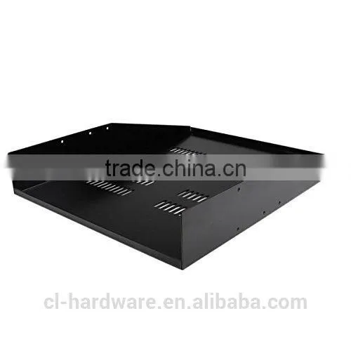 2U Universal Vented Rack Mount Cantilever With Fixed Server Cabinet Shelf photo-3