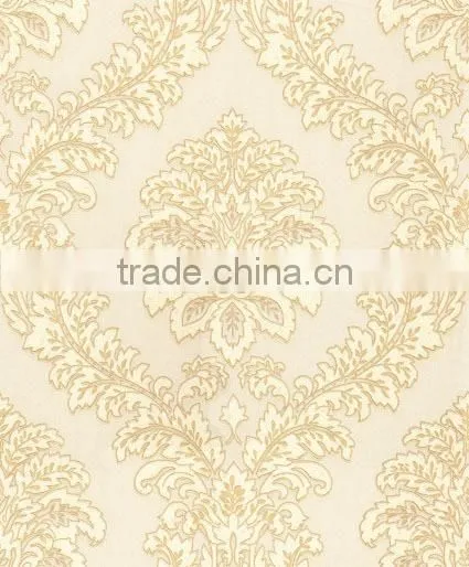 Classical Design Wallpaper With Floral Pattern photo-6