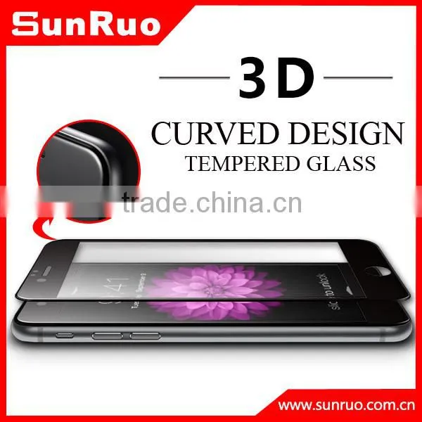 3D Curved Full Screen Cover Tempered Glass Screen Protector for IPhone 6s, Curved Edge Glass for s6 Edge and Edge Plus photo-4