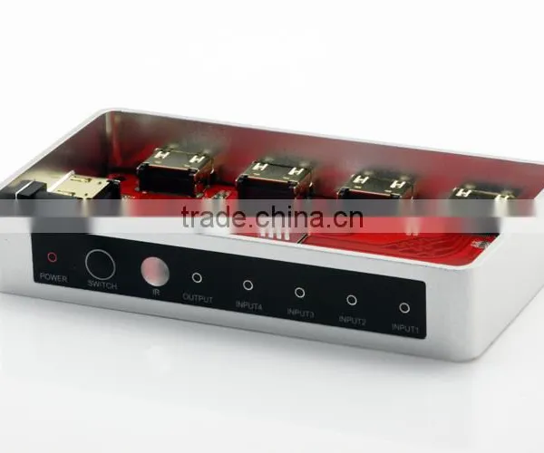 Full HD 1080P 4x1 HDMI Switch 4 Port HDMI Splitter Switcher Support HDMI 3D 4K*2K Picture in Picture Remote Control photo-2
