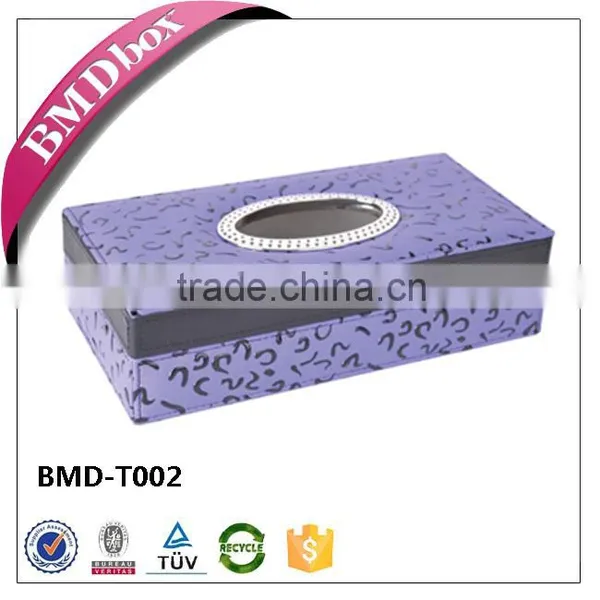Fashion Design Rectangular Tissue Box for Bedroom photo-4