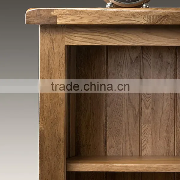 Solid Wood Oak Reclaimed Low Bookcase photo-3
