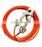 Red Pvc Coated Steel Wire Rope Sling