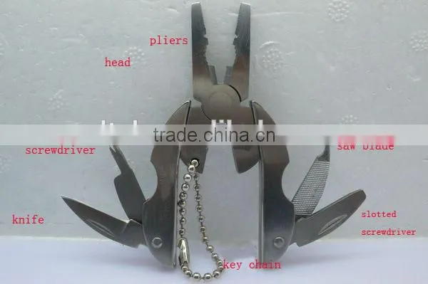 OEM New Keychain Multi-function Mini Pliers With Knife UD06042 photo-4