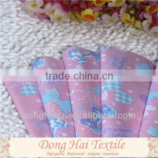100% Organic Cotton Fabric for Baby Fabric for Garment