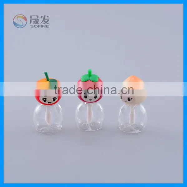Cute Mini 3ML Chirdlen Kids Lip Gloss Container photo-4