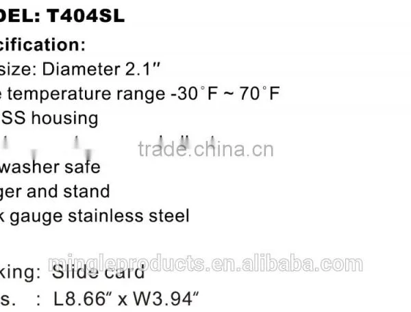 Fridge/Freezer Thermometer_T404SL photo-3
