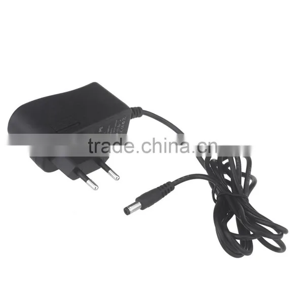 Power Adapter Input 100-240V Output 9V 600mA for Most Electric Guitar Effect Pedals EU Plug Black photo-2