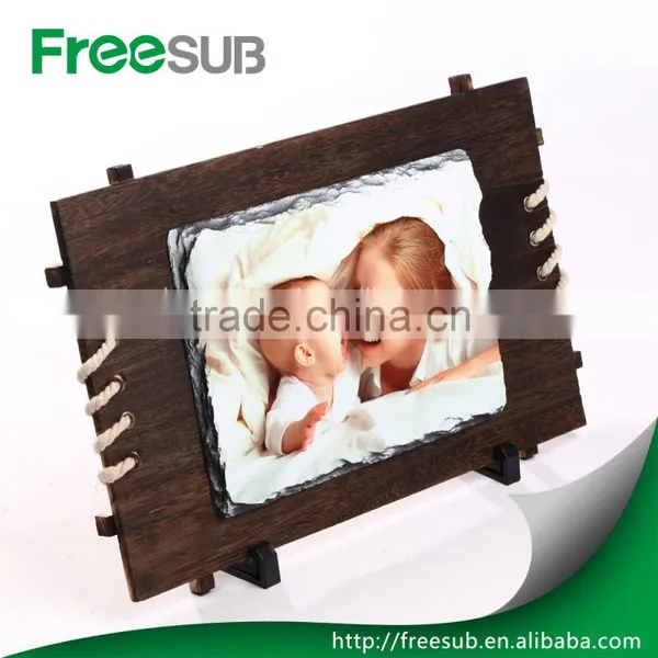 Hot Sale Home Decoration Landscaping Slate Rock Blank Wooden Frame Sublimation You Rock Pictures photo-6