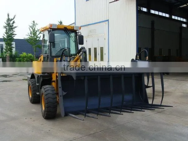 Manufacturer Articulated 1.5Ton ZL15 Mini Wheel Loaders With Various Attachments photo-6