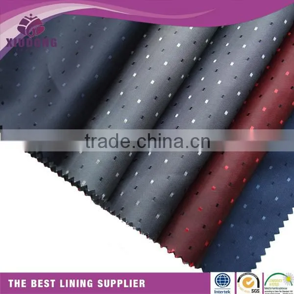 2016 Two Tone Silk Satin Dobby Lining for Formal Suits