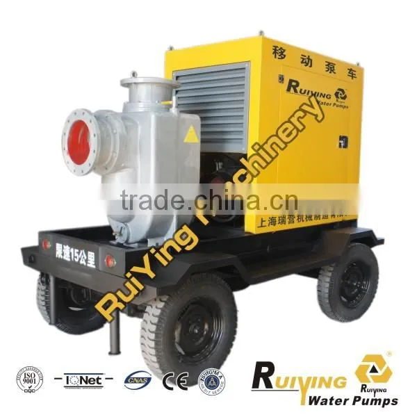 Large Irrigation Pump Driven by Diesel Engine With Trailer photo-4