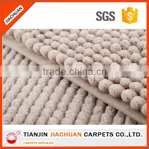 Non Skid SEBS Back Washable Chenille Mat photo-3