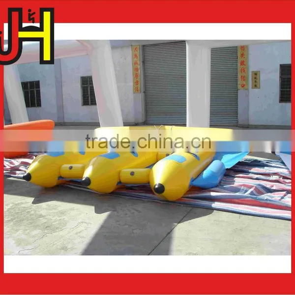 Use Yellow&Blue Inflatable Boat For Sale photo-2