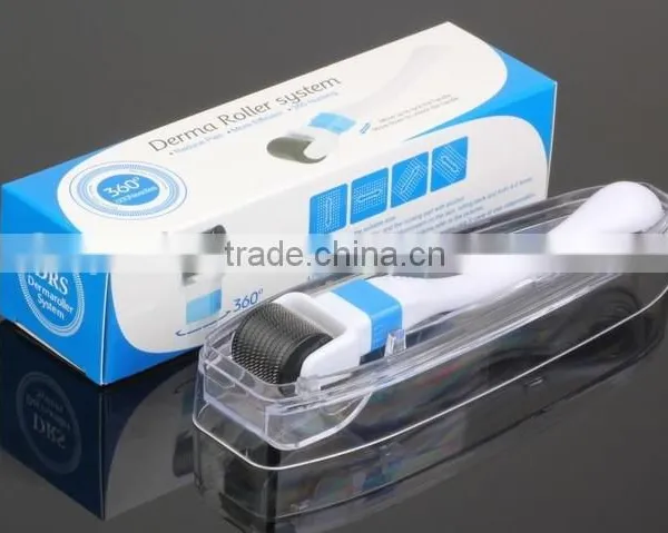 DRS Derma Roller 1200 Needles Dermaroller Body Roller With Interchangeable Roller Head For Acne Scar Freckle 0.2-3.0MM photo-6