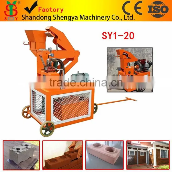2015 Manual Soil Interlocking Brick Making Machine Price SY1-20 photo-3